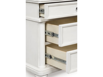 Rowlenstown - Antique White - Dresser And Mirror