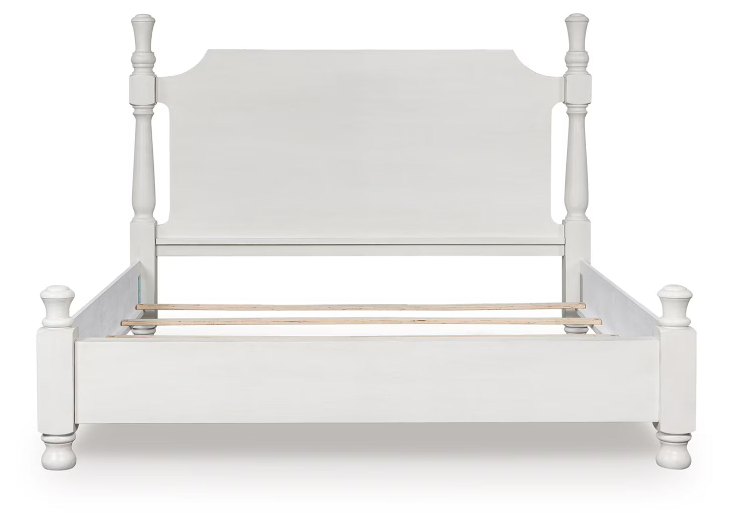 Rowlenstown - Antique White - King Poster Bed