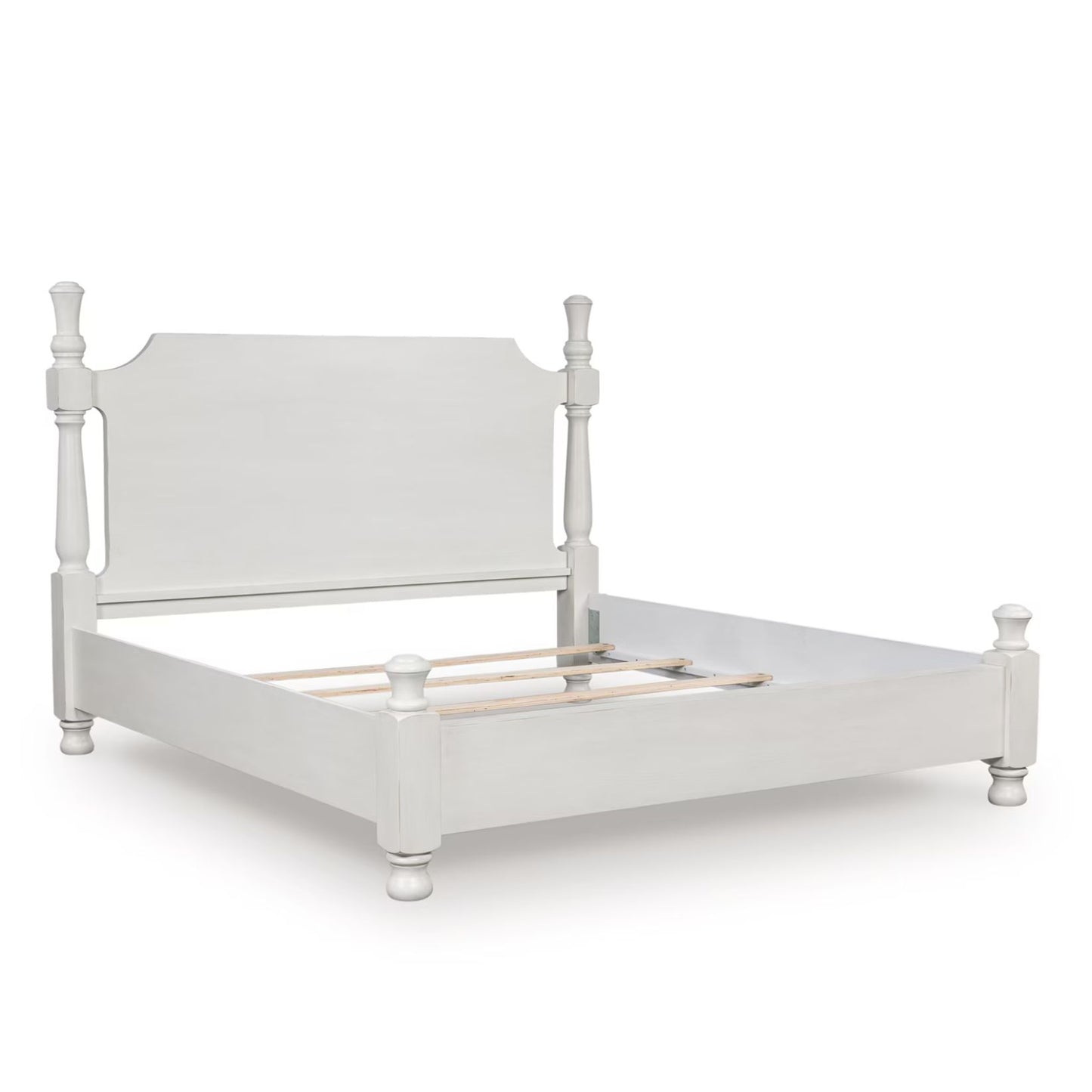 Rowlenstown - Antique White - King Poster Bed