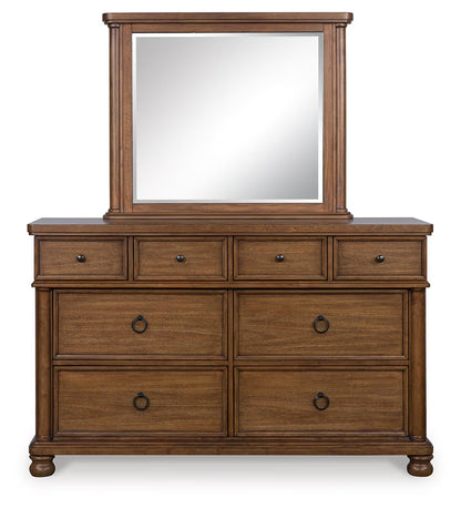 Rowlenstown - Brown - Dresser And Mirror