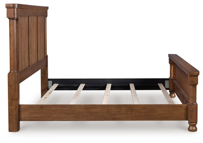 Rowlenstown - Brown - California King Poster Bed