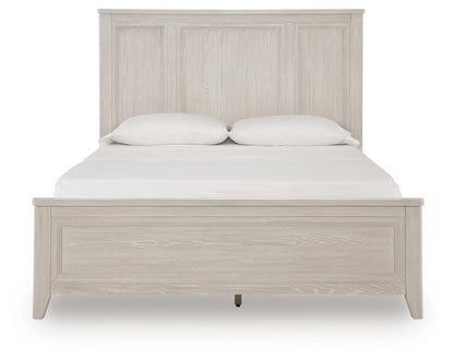 Darbonton - Queen Panel Storage Bed - Dove White