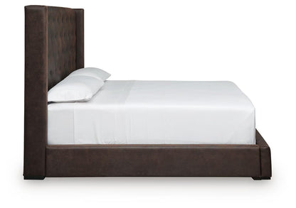 Lavernty - Queen Upholstered Storage Bed - Coffee