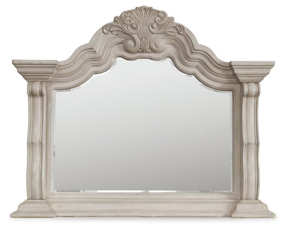 Bruchandi - Antique White - Bedroom Mirror