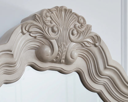 Bruchandi - Antique White - Bedroom Mirror