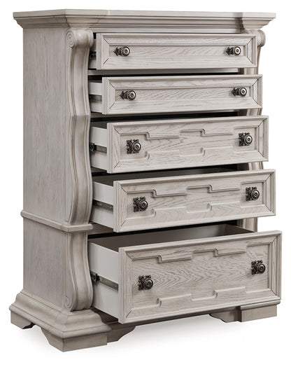 Bruchandi - Antique White - Five Drawer Chest