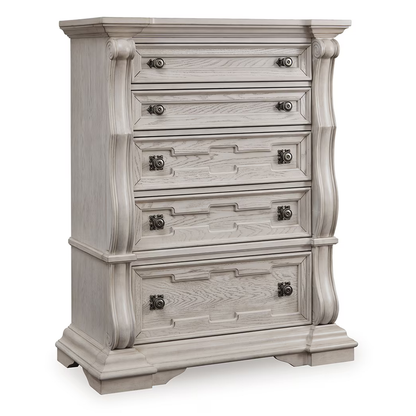 Bruchandi - Antique White - Five Drawer Chest