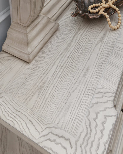 Bruchandi - Antique White - Dresser And Mirror