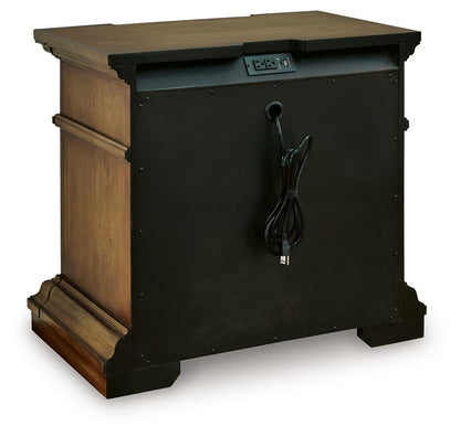 Frantanna - Brown - Three Drawer Night Stand