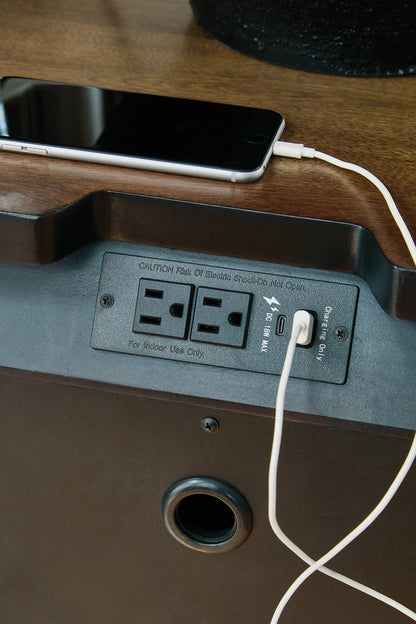 Frantanna - Brown - Three Drawer Night Stand