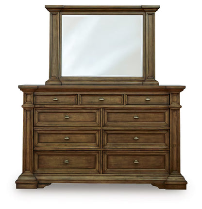 Frantanna - Dresser And Mirror - Brown