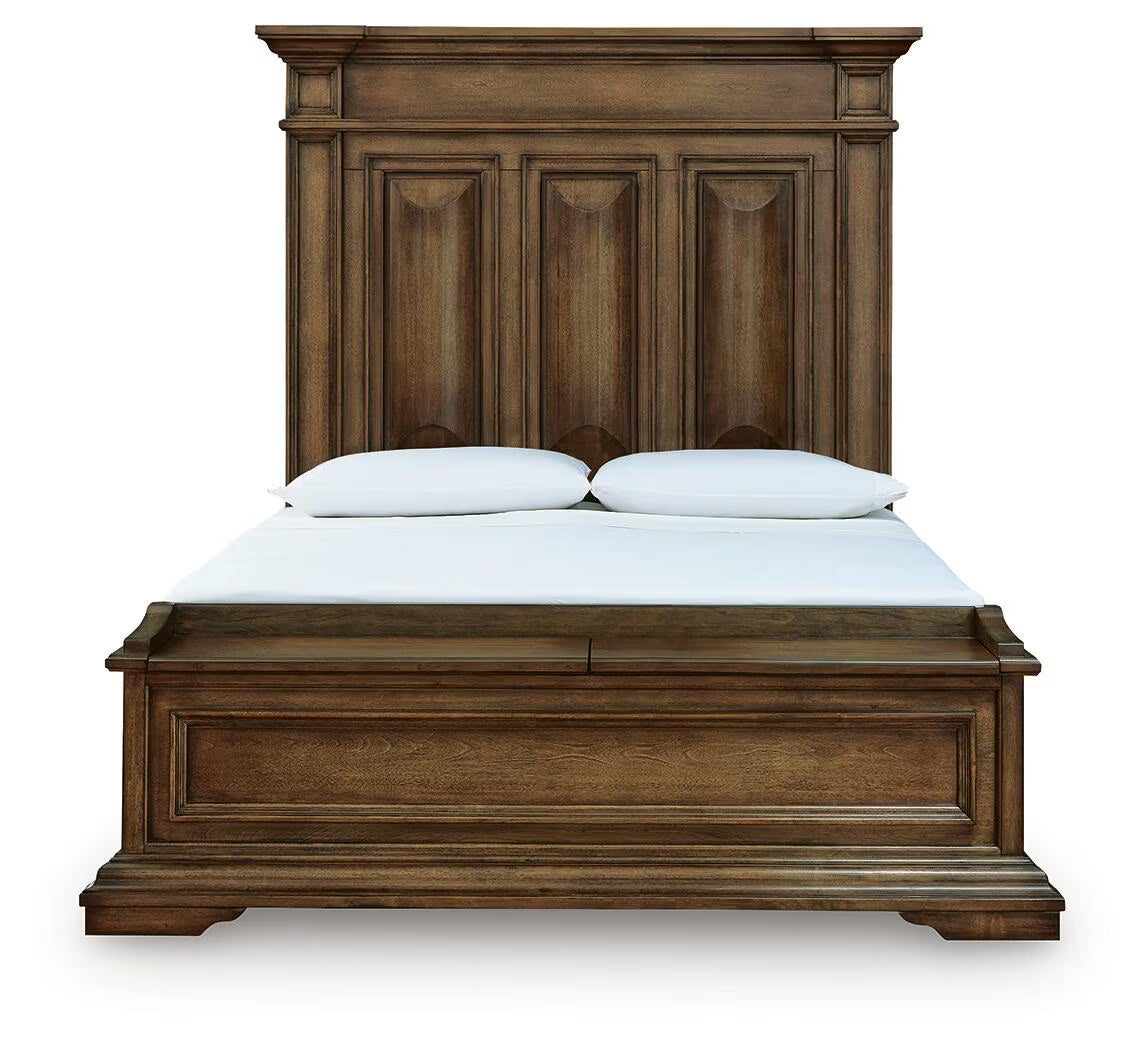 Frantanna - Queen Panel Storage Bed - Brown