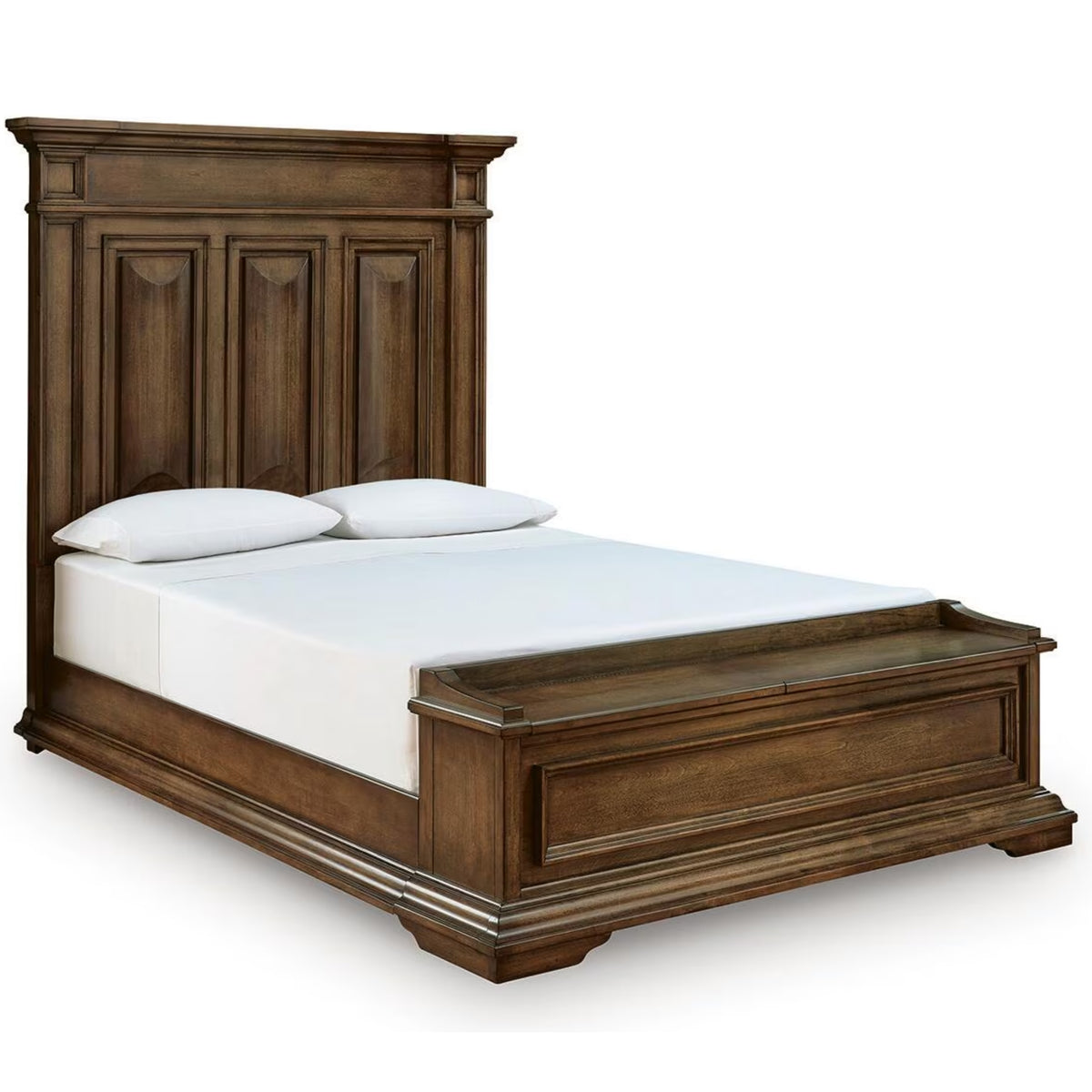 Frantanna - Queen Panel Storage Bed - Brown