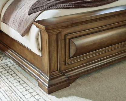 Frantanna - King Panel Bed - Brown