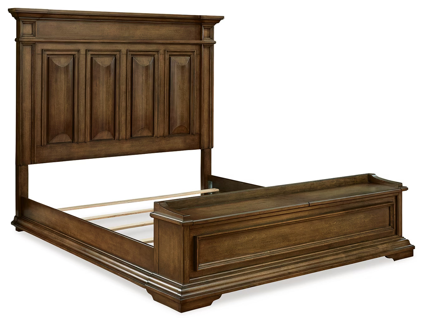 Frantanna - King Panel Storage Bed - Brown