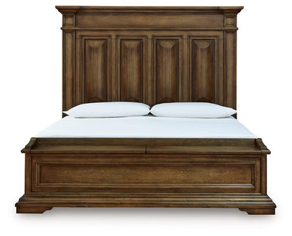 Frantanna - King Panel Storage Bed - Brown