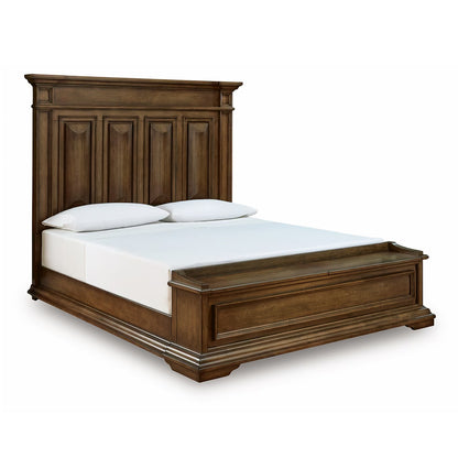 Frantanna - King Panel Storage Bed - Brown