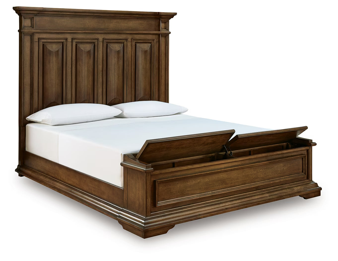 Frantanna - California King Panel Storage Bed - Brown