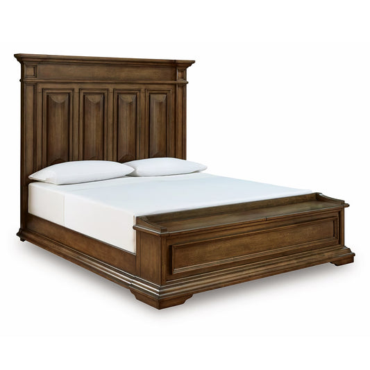 Frantanna - California King Panel Storage Bed - Brown