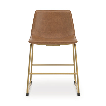 Ciabori - Brown / Gold - Dining Upholstered Side Chair (Set of 2)