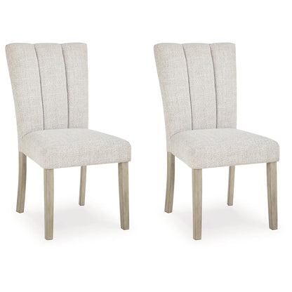 Larawyn - Dining Upholstered Side Chair (Set of 2) - Bisque