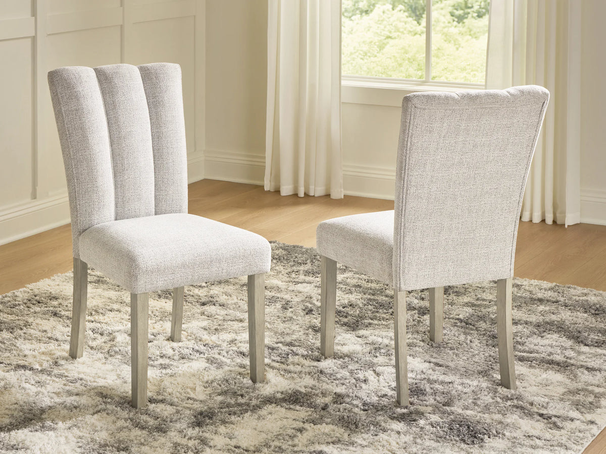 Larawyn - Dining Upholstered Side Chair (Set of 2) - Bisque – Furniture ...