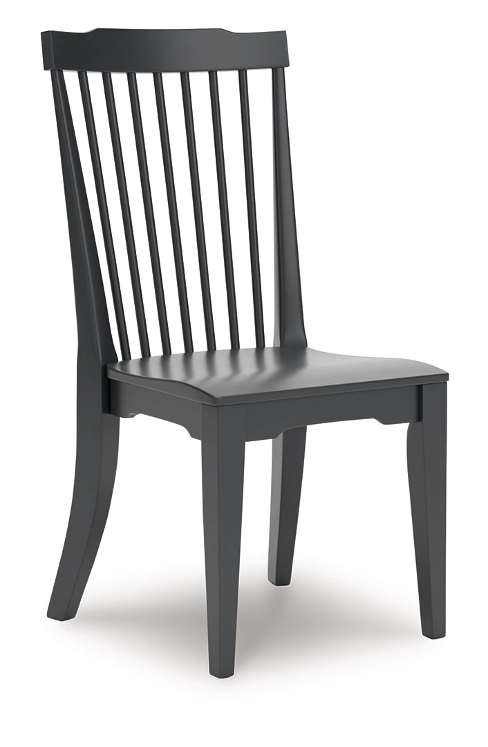 Brenkerton - Black - Dining Room Side Chair (Set of 2)