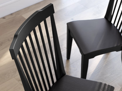 Brenkerton - Black - Dining Room Side Chair (Set of 2)