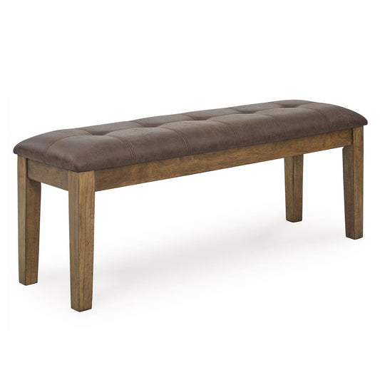 Urbinforte - Light Brown - Large Upholstered Dining Room Bench