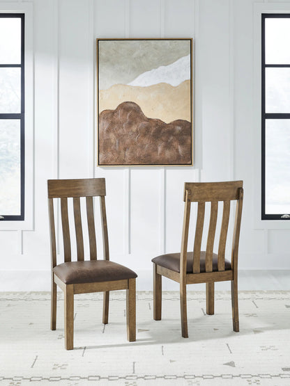 Urbinforte - Light Brown - Dining Upholstered Side Chair (Set of 2)