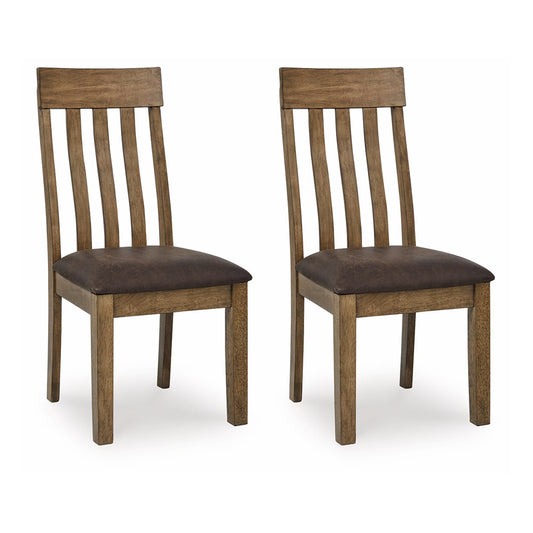 Urbinforte - Light Brown - Dining Upholstered Side Chair (Set of 2)