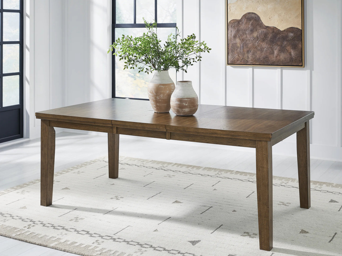 Urbinforte - Light Brown - Dining Room Butterfly Extension Table