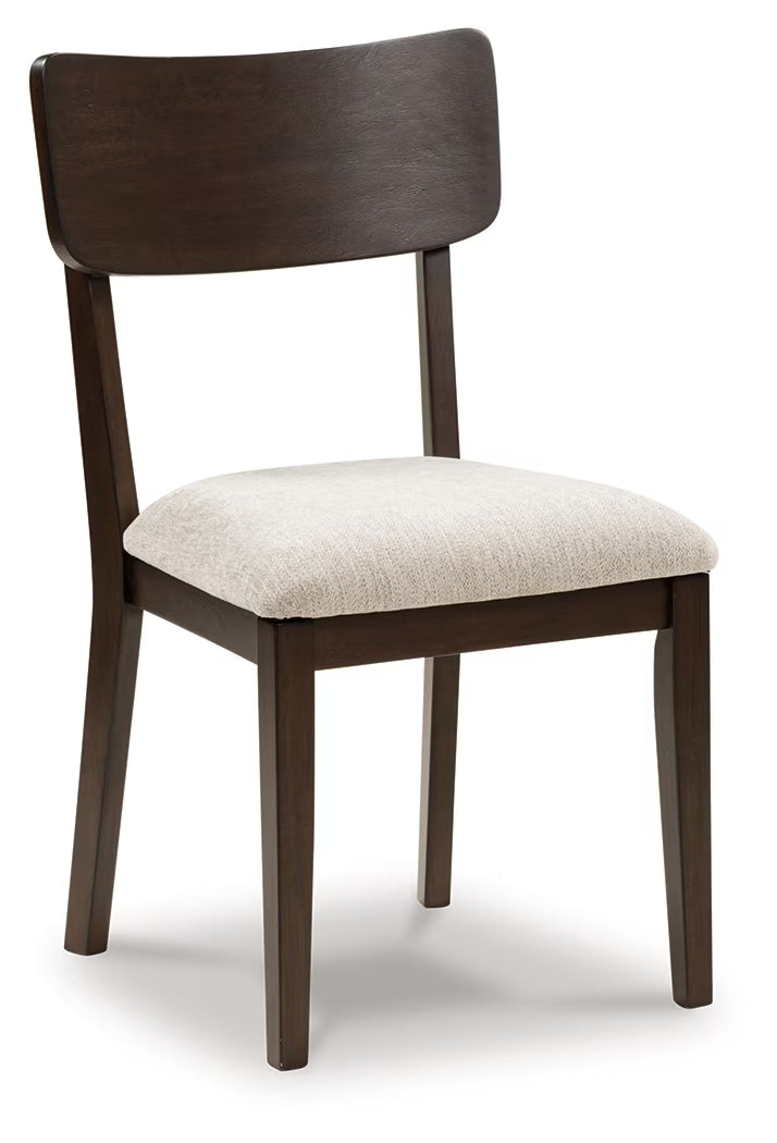 Mallenette - Merlot - Dining Upholstered Side Chair (Set of 2)