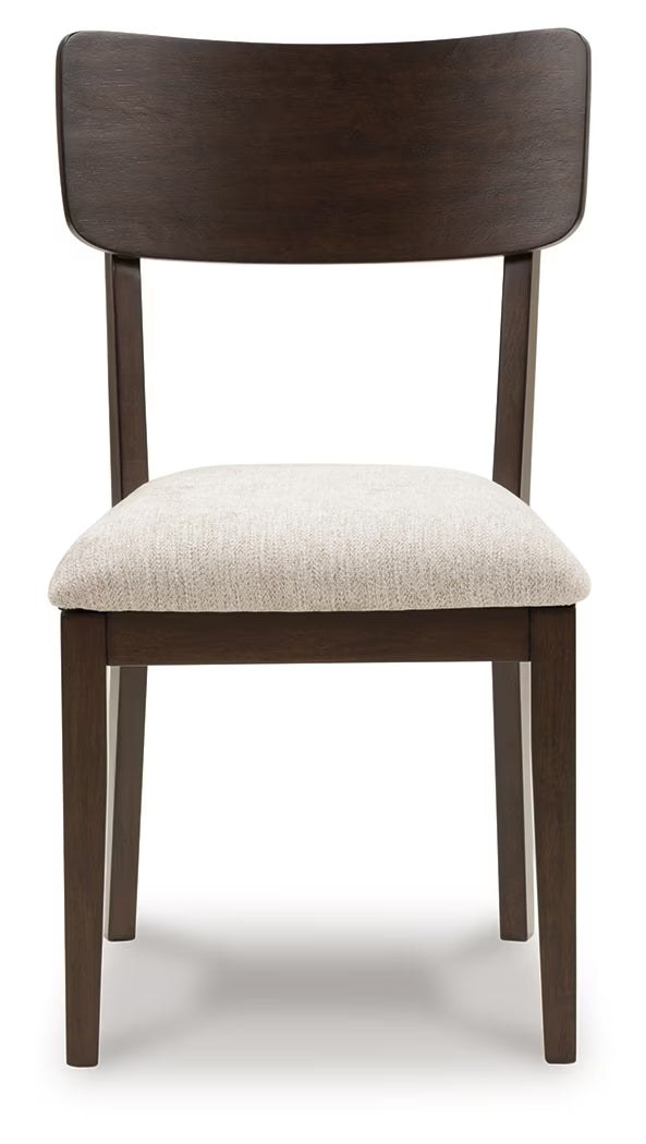 Mallenette - Merlot - Dining Upholstered Side Chair (Set of 2)
