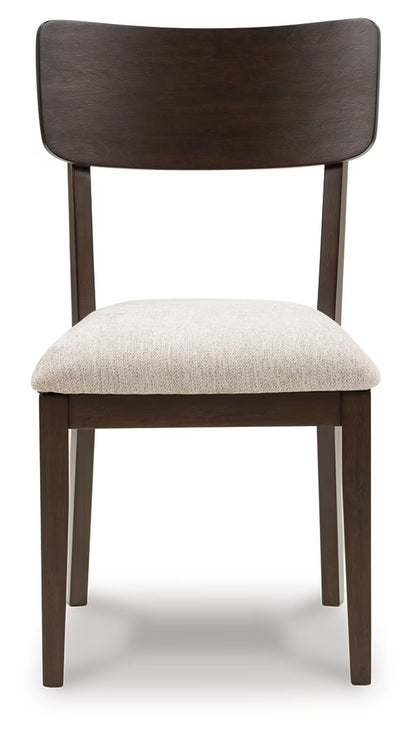 Mallenette - Merlot - Dining Upholstered Side Chair (Set of 2)