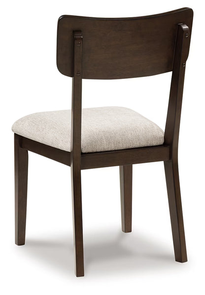 Mallenette - Merlot - Dining Upholstered Side Chair (Set of 2)