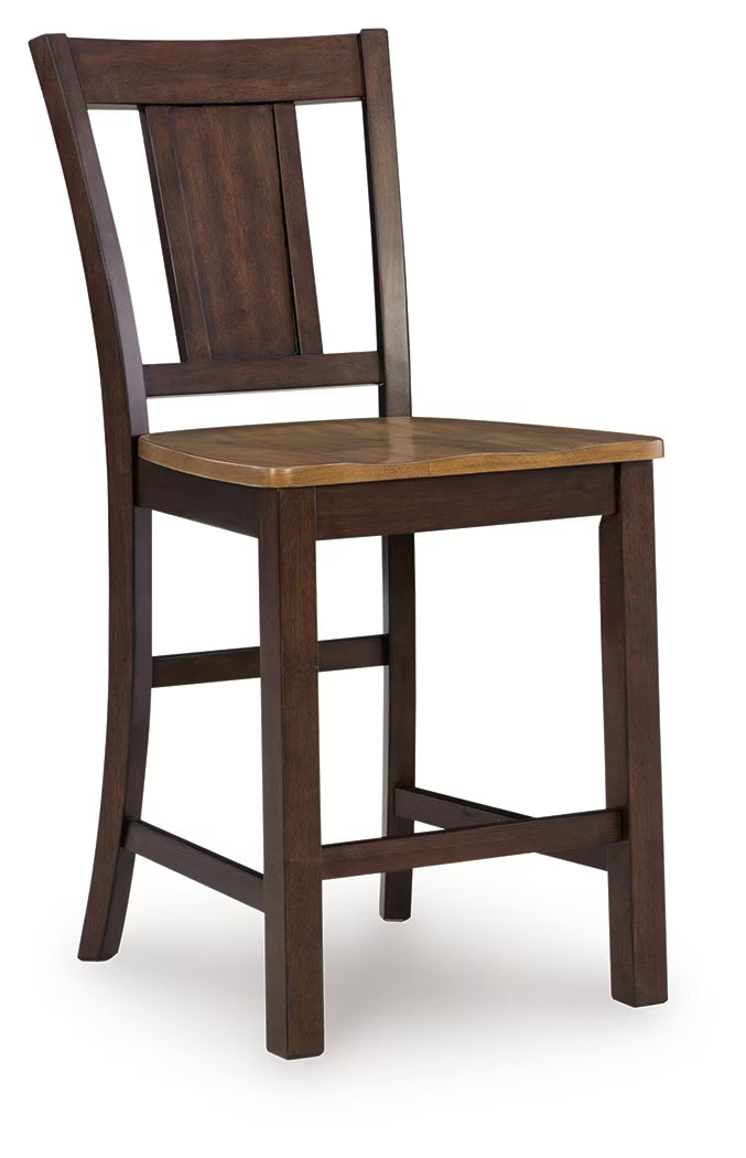 Rylandeen - Light Brown / Dark Brown - Barstool (Set of 2)
