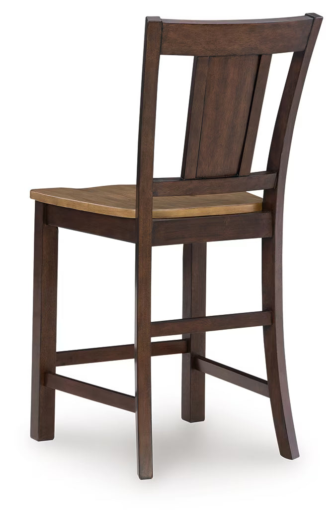Rylandeen - Light Brown / Dark Brown - Barstool (Set of 2)