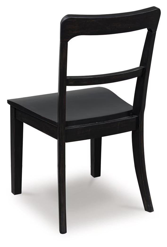 Greddinton - Black - Upholstered Dining Side Chair (Set of 2)