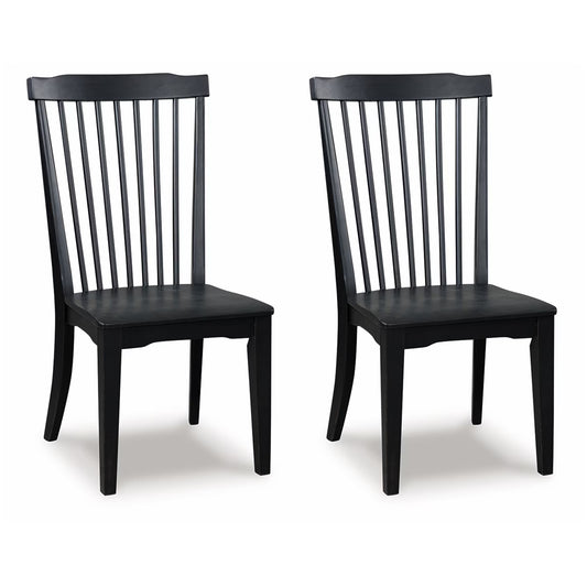 Greddinton - Black - Dining Room Side Chair (Set of 2)