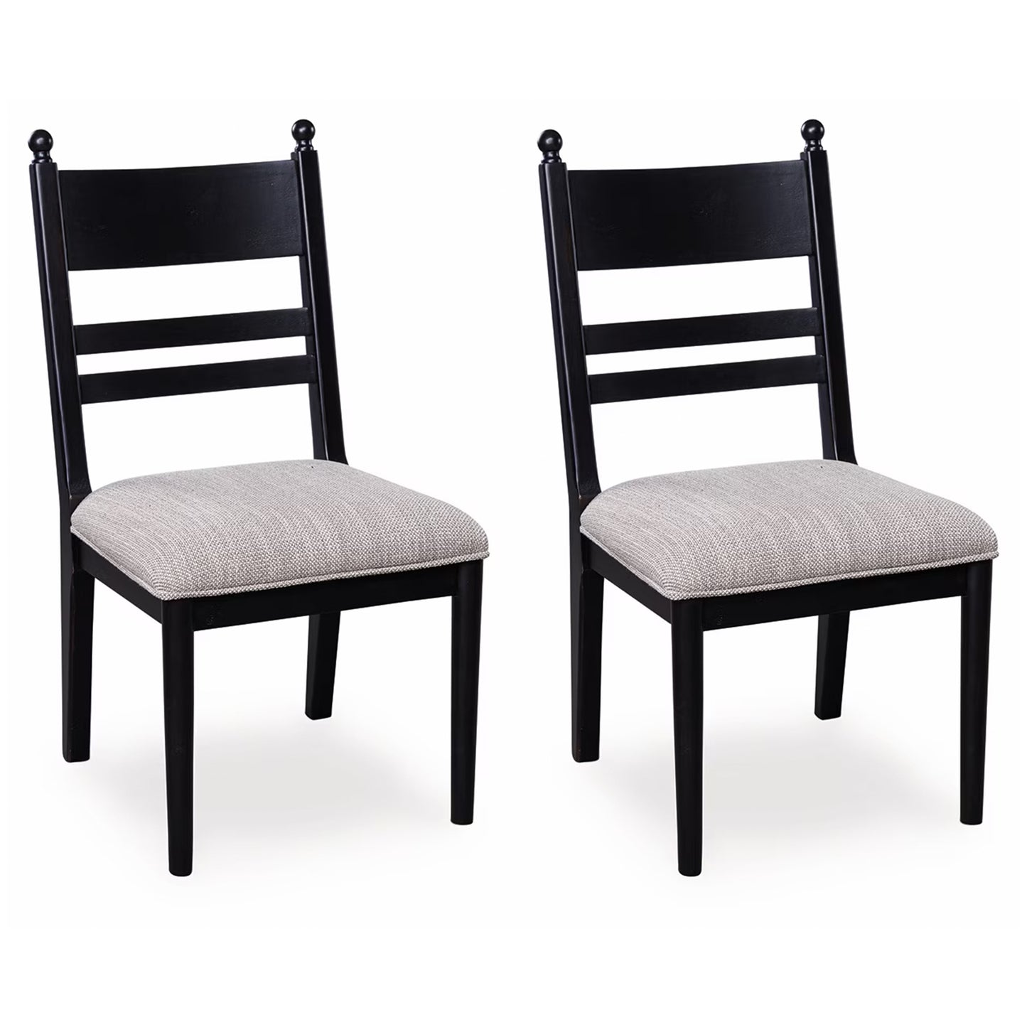 Greddinton - Black - Dining Upholstered Side Chair (Set of 2)