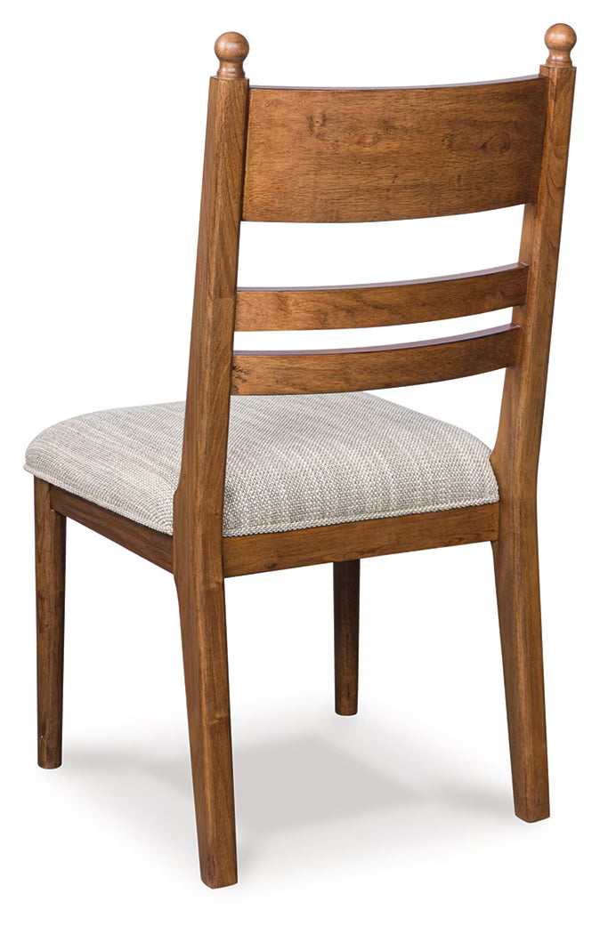 Greddinton - Brown - Dining Upholstered Side Chair (Set of 2)