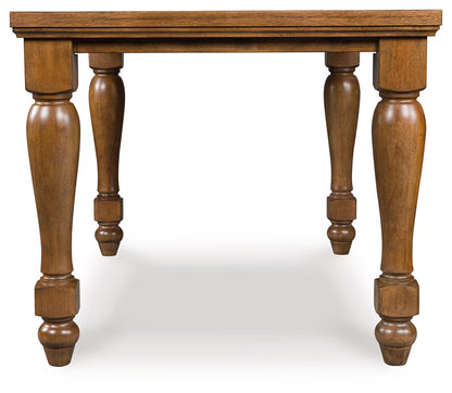 Greddinton - Brown - Rectangular Dining Room Counter Table