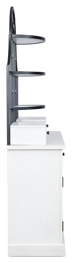 Greddinton - White - Baker's Rack