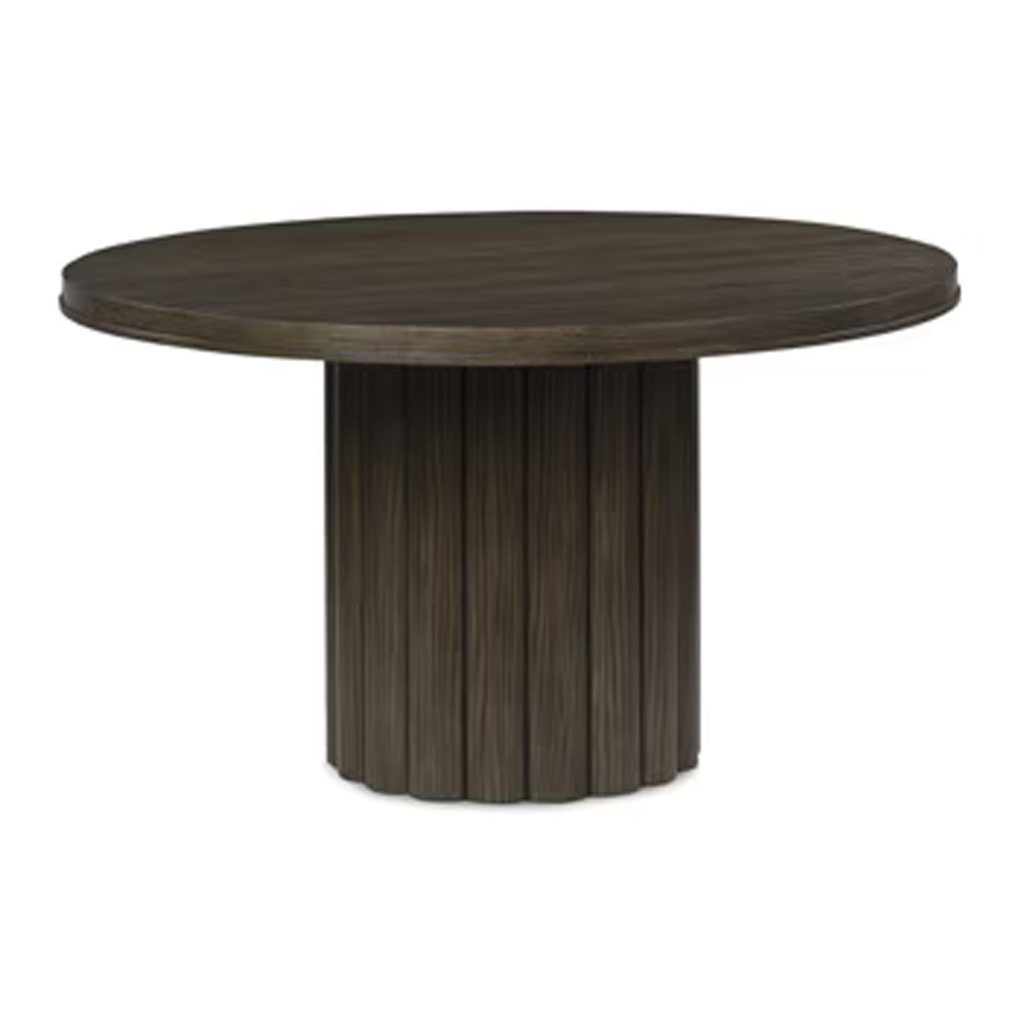 Radkin - Round Dining Room Table - Burnished Brown