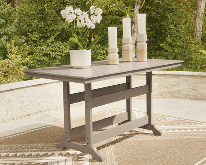 "Seackliff Beach” Outdoor Counter Table and Four Stools