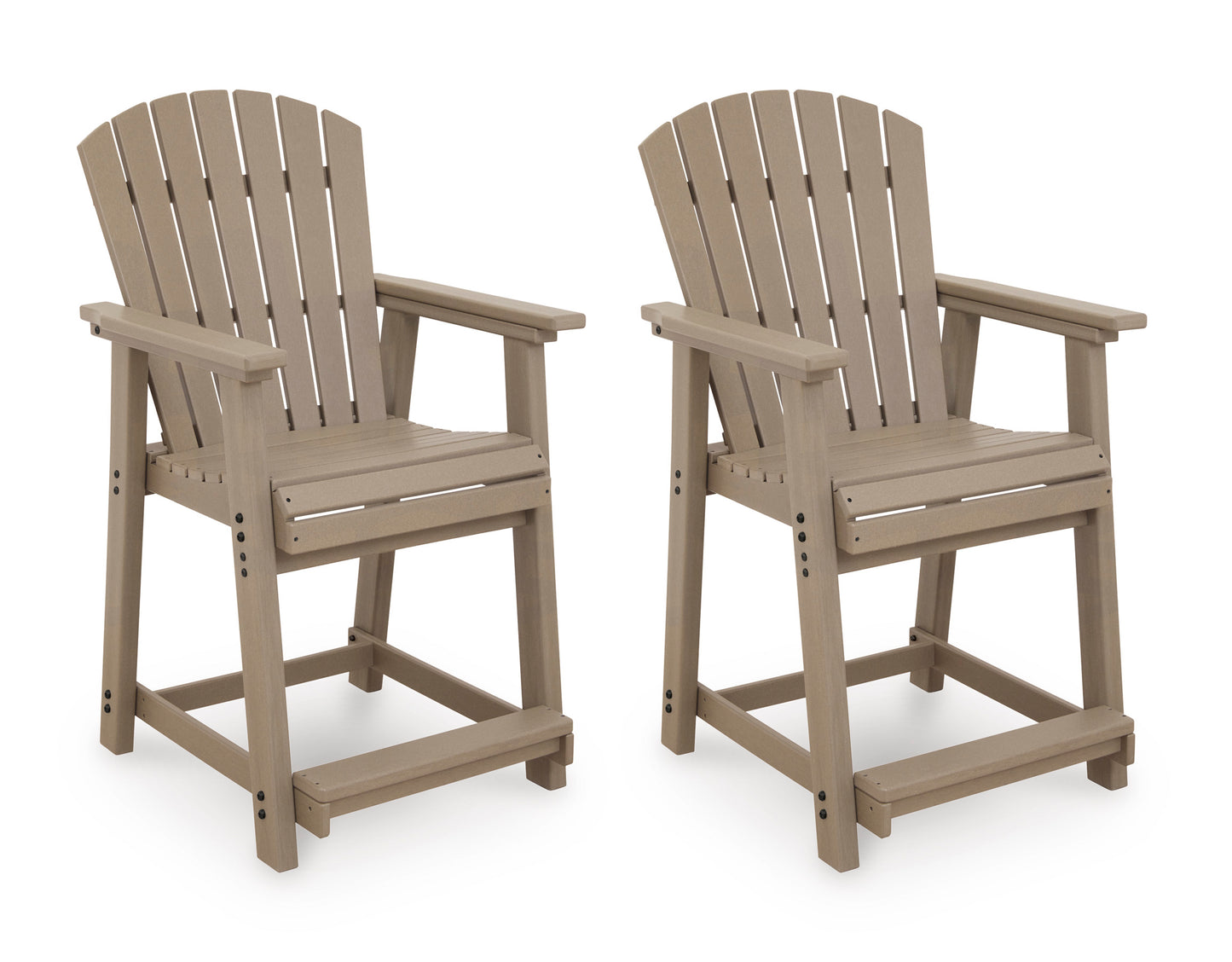 "Seackliff Beach” Outdoor Counter Table and Four Stools