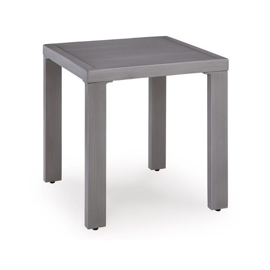 Half Moon Beach - Square End Table - Gray