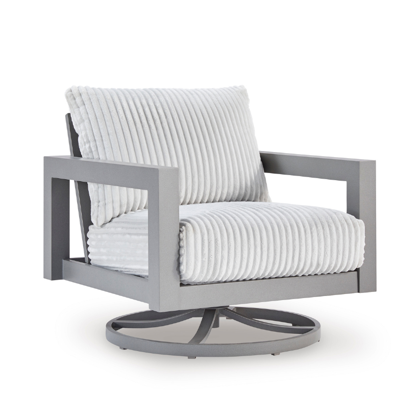 Ashley “Hurley Park” Outdoor Swivel Chair with Cushion