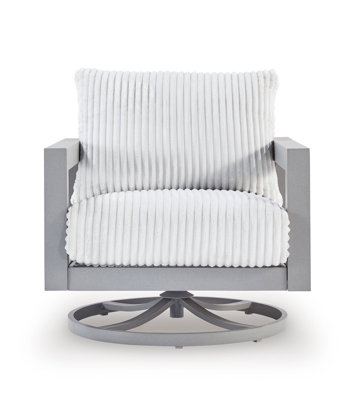 Ashley “Hurley Park” Outdoor Swivel Chair with Cushion